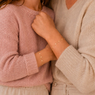 Coffret bracelets plaqué or