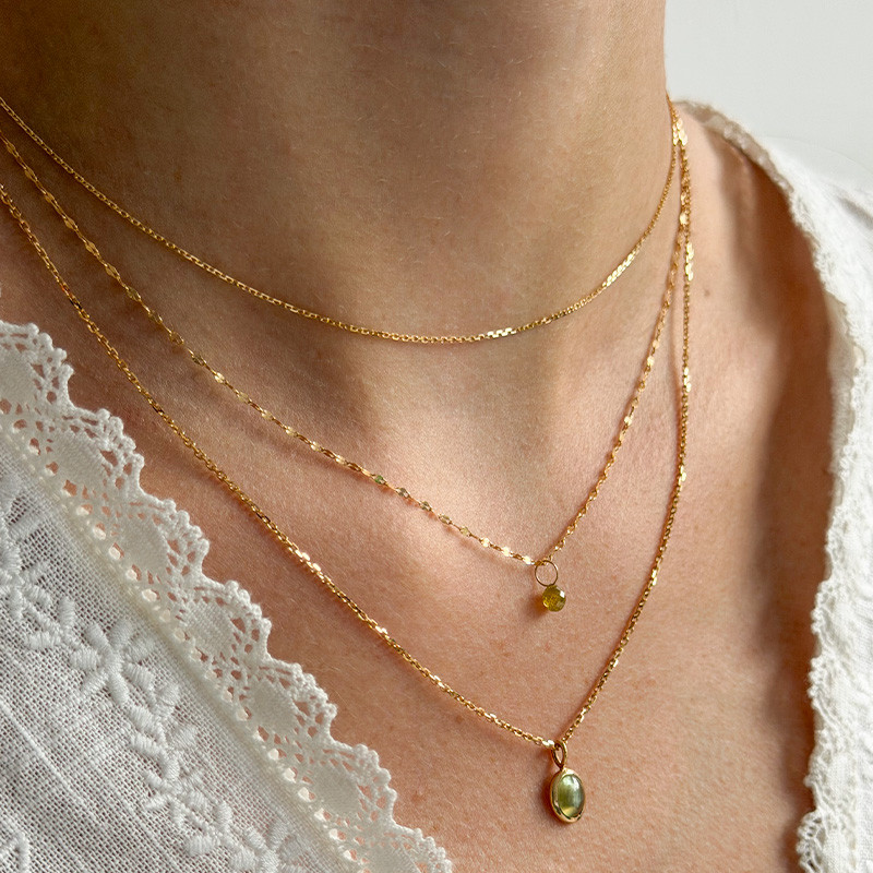Chaîne Maille Forçat Fine en Or 18 Carats