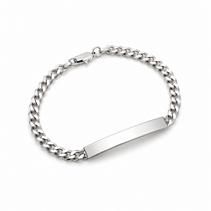 Bracelet gourmette Argent Homme