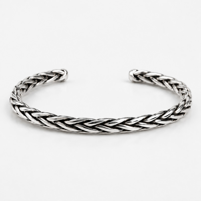 jonc argent homme