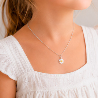 Collier Enfant Argent Daisy