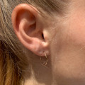 Créole unité fine en or 18 carats 15mm