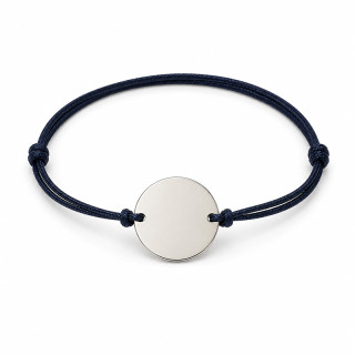 Bracelet cordon homme personnalisé argent 925