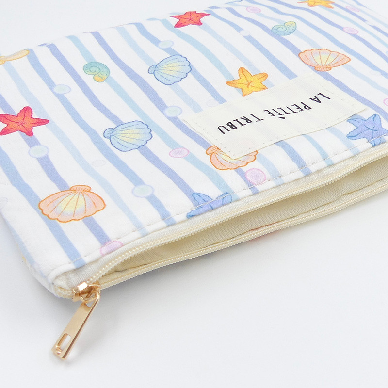 Pochette coquillages étoiles de mer