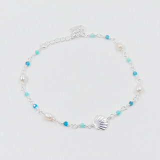 Bracelet argent 925 coquillage