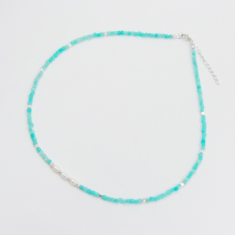 Collier Amazonite Argent 925