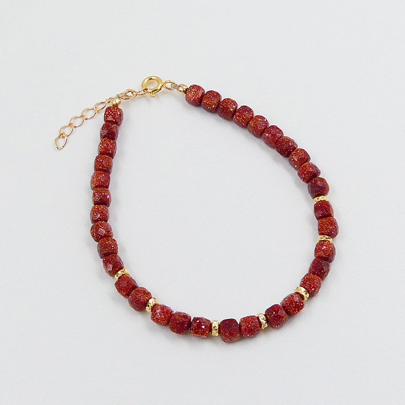 Bracelet Sun Stone doré