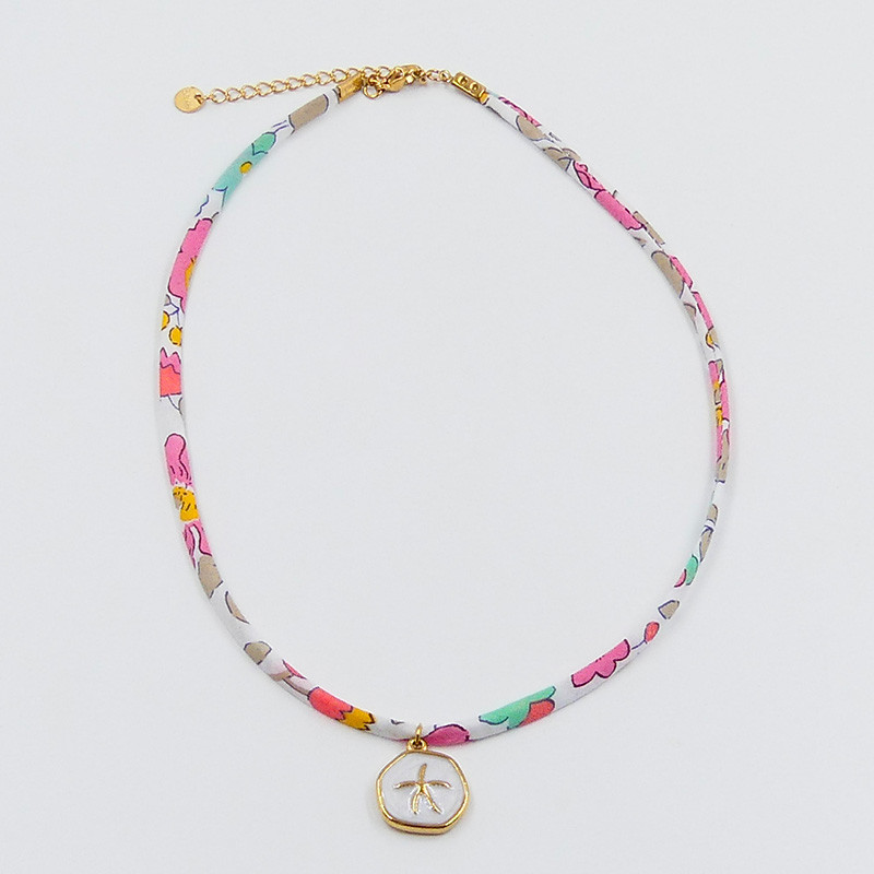 Collier Liberty nacre étoile de mer