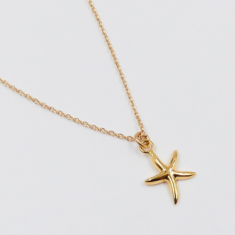 Collier femme étoile de mer