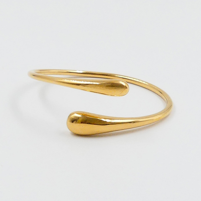 Bracelet jonc doré femme