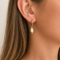 Boucle à l'unité dorée glace tricolore