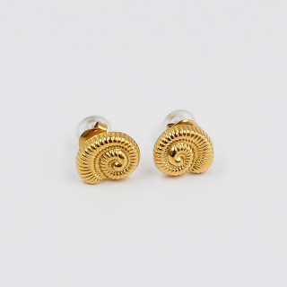 Clous d'oreilles coquillage acier inoxydable