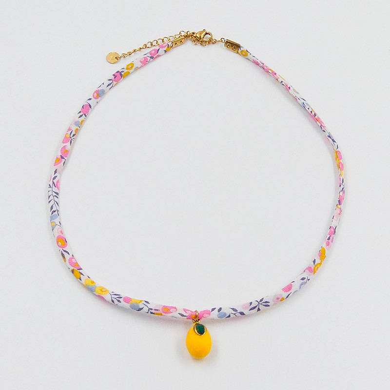 Collier Liberty citron
