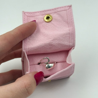 Mini boîte à bagues velours