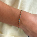 Bracelet Enfant plaqué or Turquoise Africaine