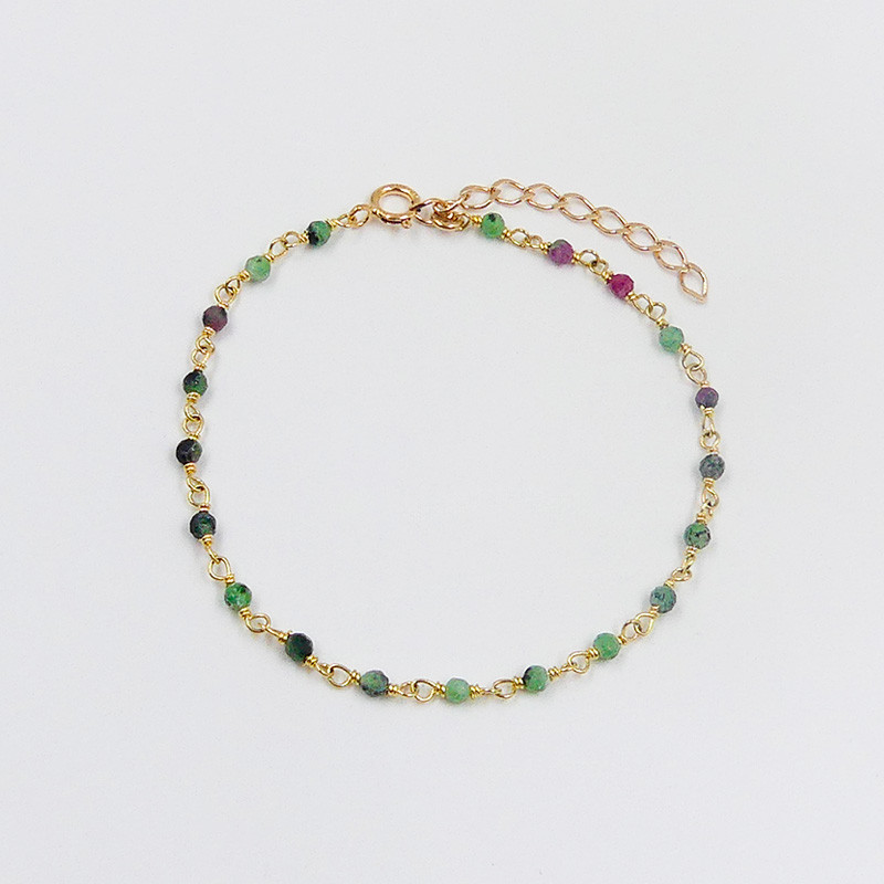 bracelet rubis zoisite