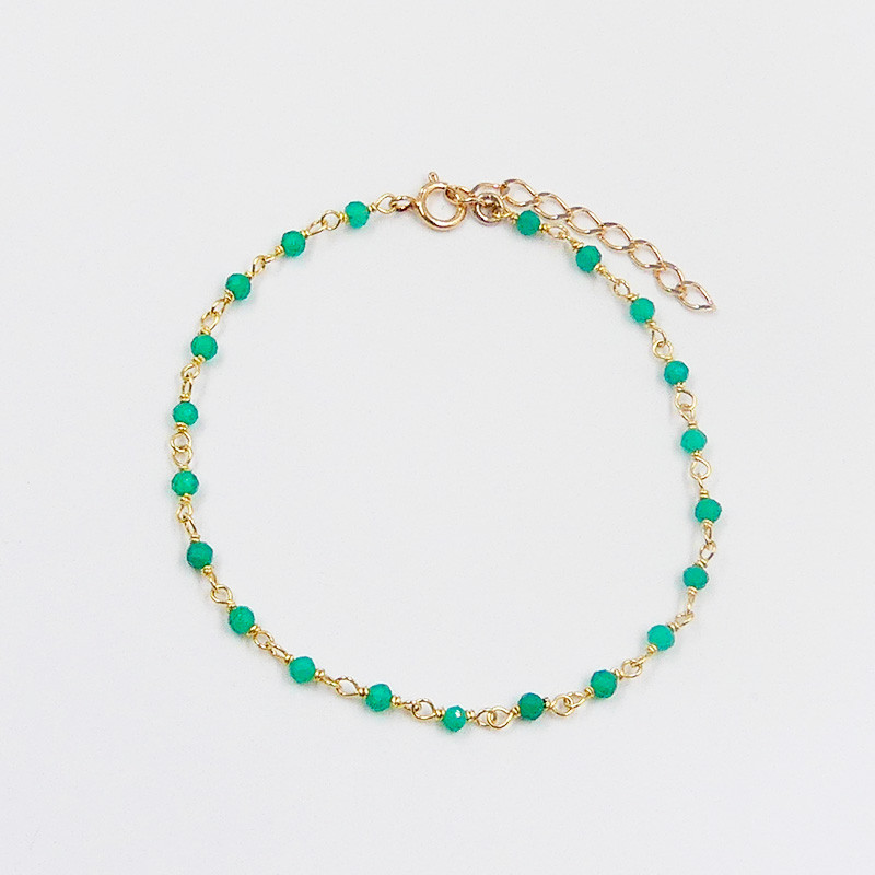 bracelet onyx vert