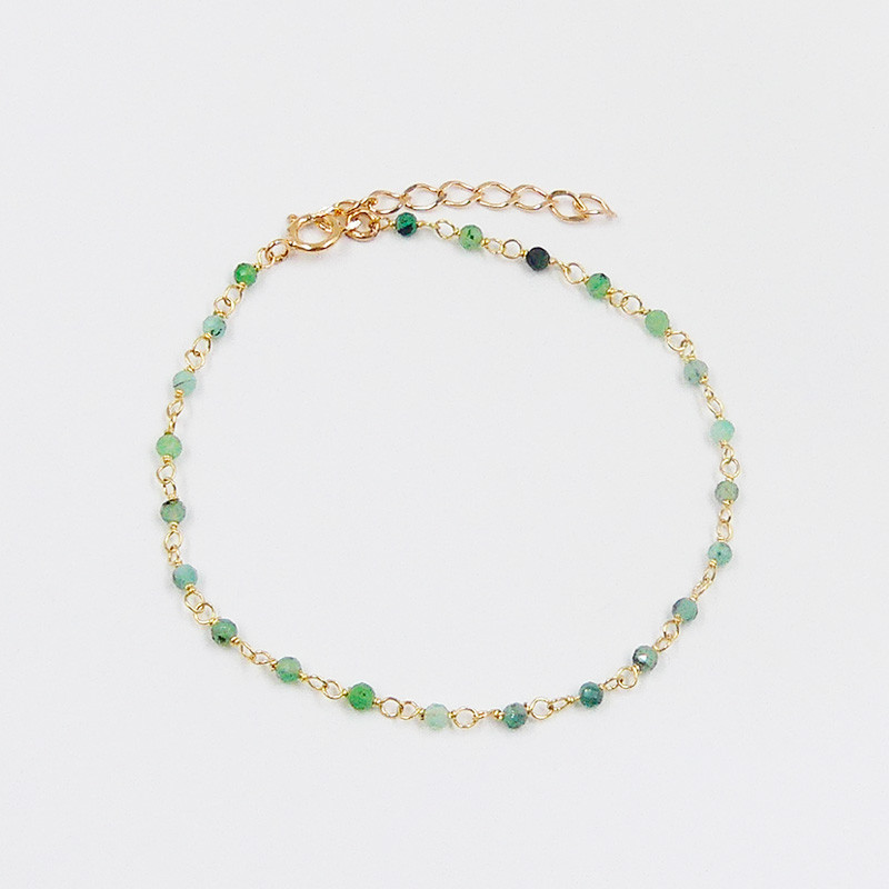 bracelet émeraude