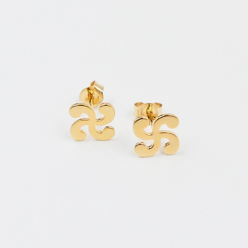Boucles d'oreilles symbole basque