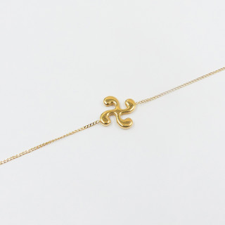 Bracelet Lauburu doré