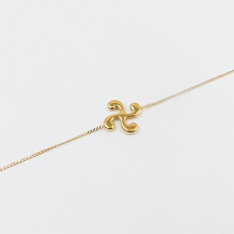 Bracelet Lauburu doré