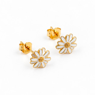 Boucles d’oreilles fleur femme