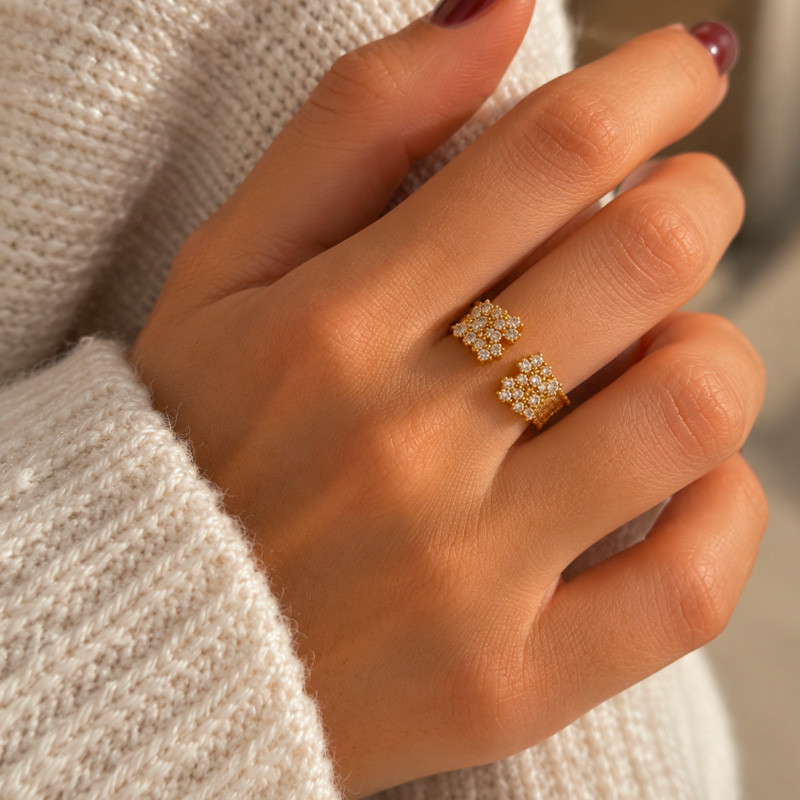 bague auriculaire plaqué or