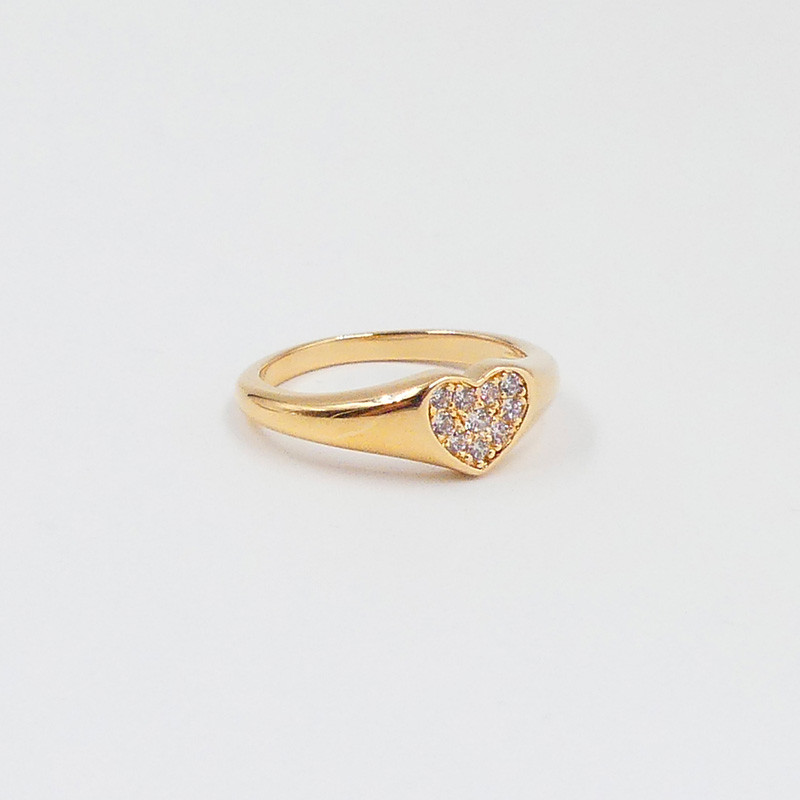 bague petit doigt cœur