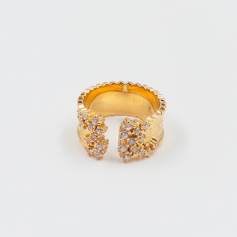 bague petit doigt plaqué or