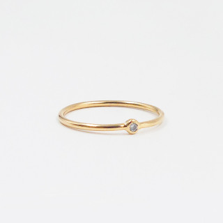 bague or 18 carats diamant
