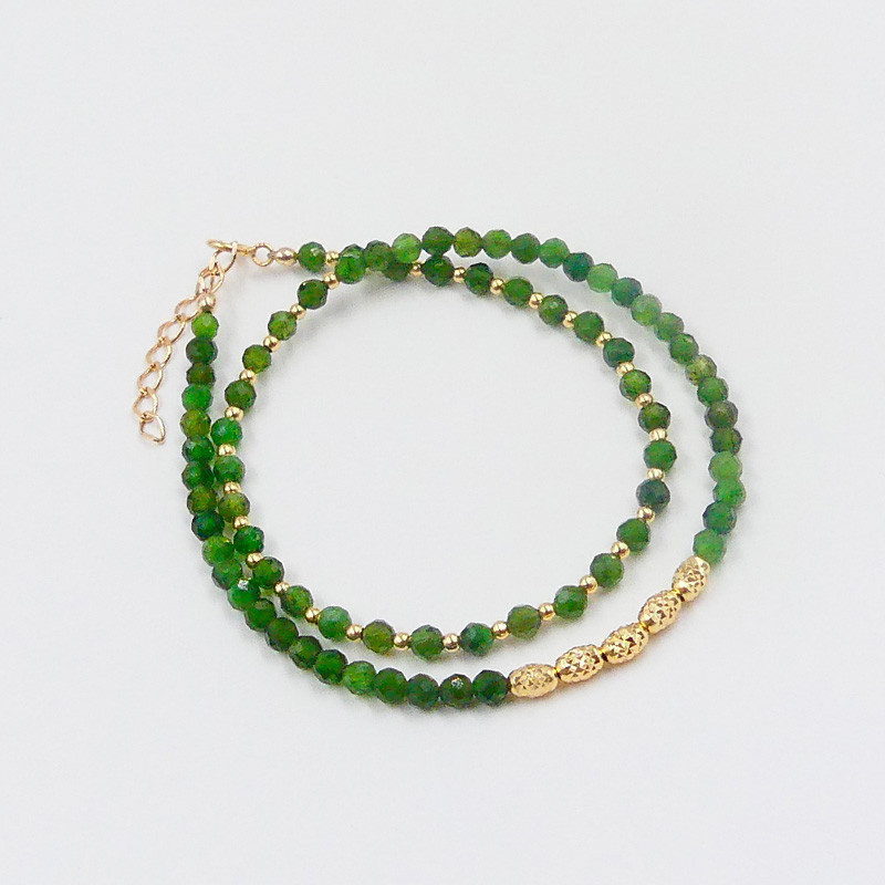 bracelet double rang diopside