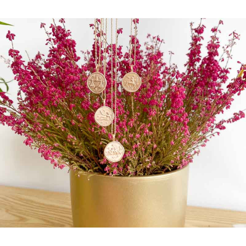 Collier Médaille Signe astrologique