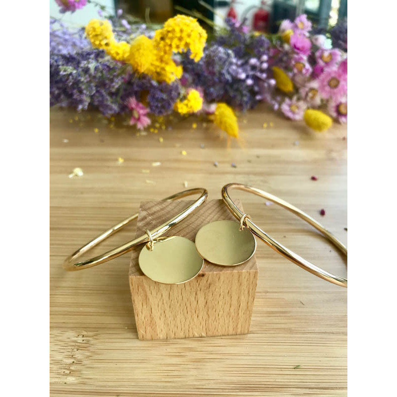 Jonc Plaqué or et Médaille