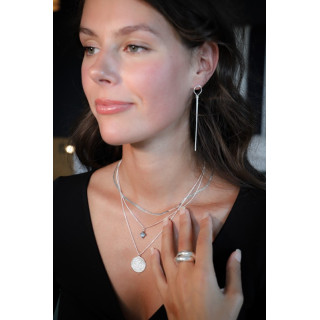 Bague Argent  Trinitée large