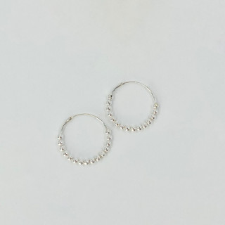 Créoles Argent Boules