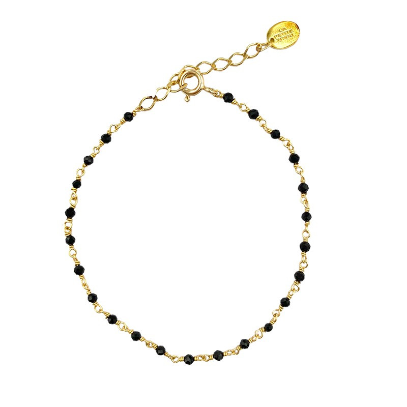 Bracelet Doré rang de pierres fines