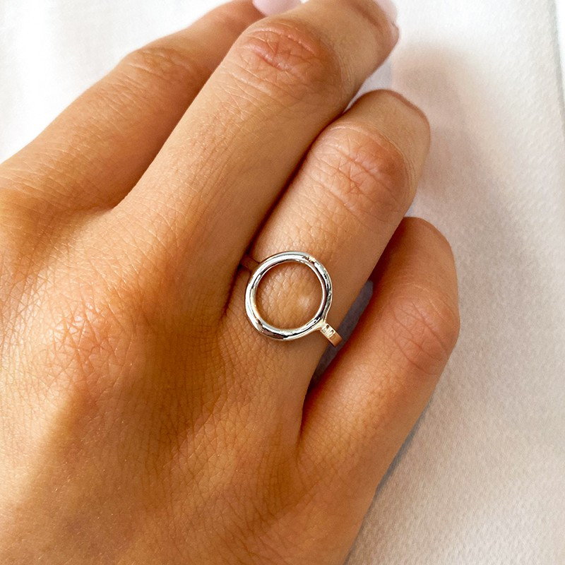 Bague Argent cercle fin