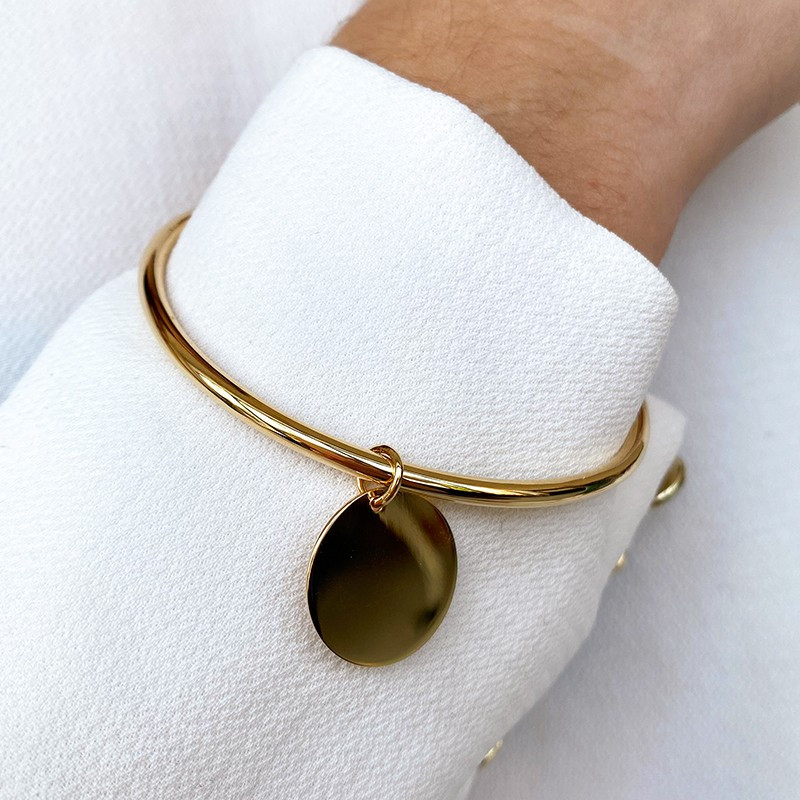 Jonc Plaqué or et Médaille