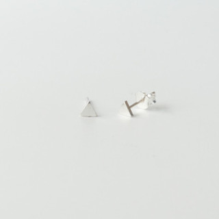 Clous d'oreilles Argent Triangle