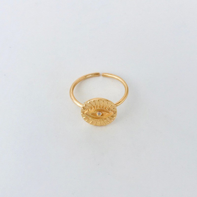 Bague Dorée ajustable Talisman