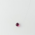 Collier Nylon Goutte couleur rubis