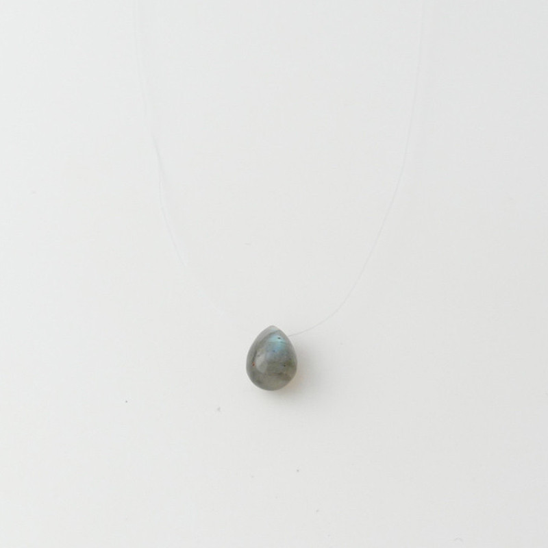 Collier Nylon Goutte Labradorite