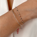 Bracelet Argent rang de pierres fines