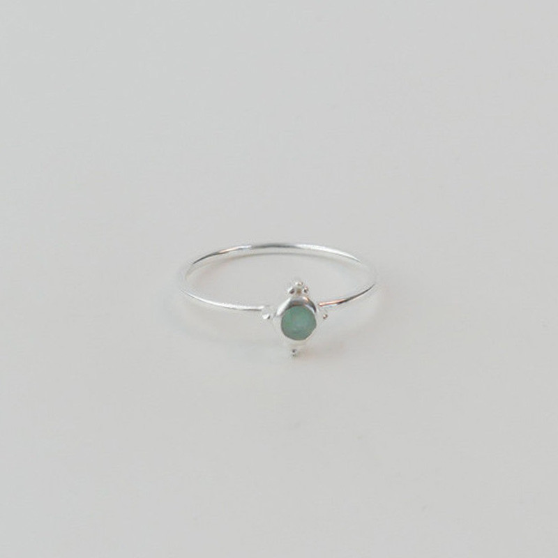 Bague Argent Amazonite