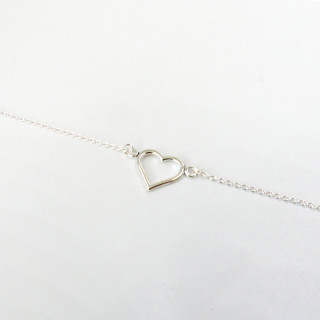 Bracelet Argent Cœur