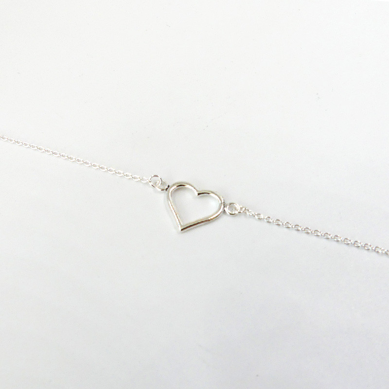 Bracelet Argent Cœur