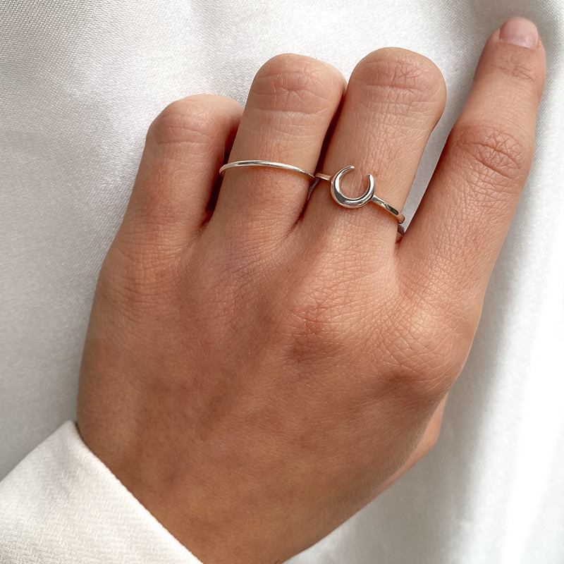 Bague Argent anneau fin