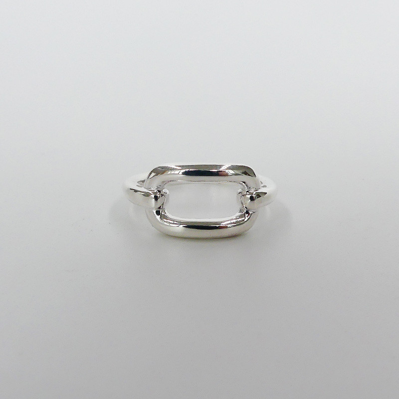 Bague Argent rectangle