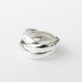 Bague Argent  Trinité large