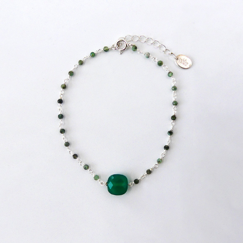 Bracelet Argent pierres fines